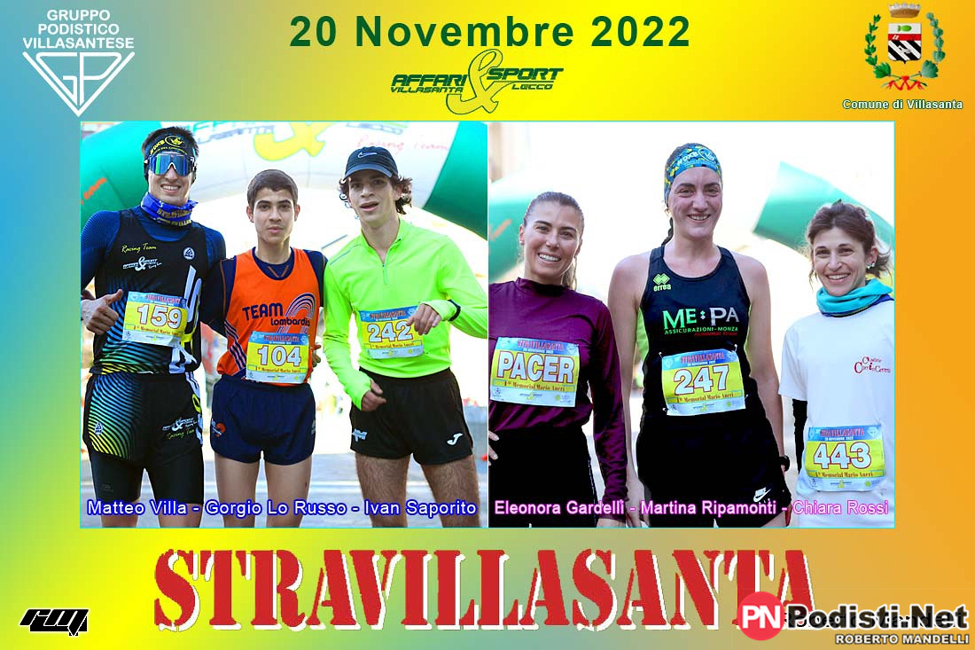 20.11.2022 Villasanta (MB) - 20^ StraVillasanta -1° Memorial Mario Ancri