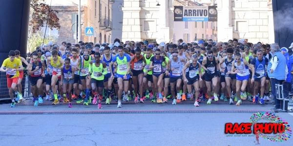 La partenza della mezza maratona