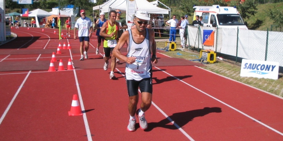 Antonio Mazzeo alla Lupatotissima del 2004