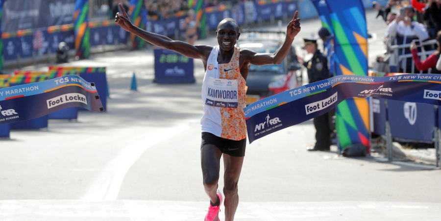 Geoffrey Kamworor vince a New York 