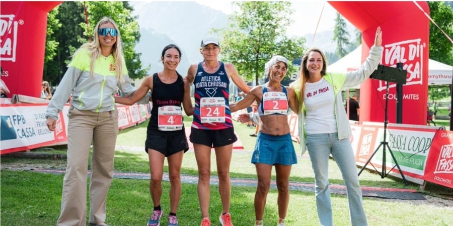 Il podio femminile