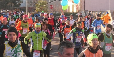 La partenza della Maratonina Falconeri 2017