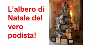 L’albero di Natale del vero podista