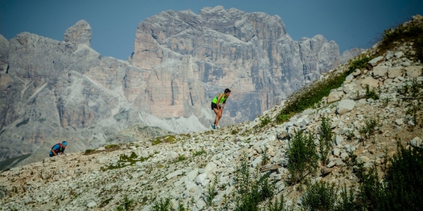 Una spettacolare fase della gara