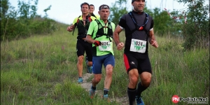 Marco Cantù (in verde) al &quot;Fornacione Night Trail&quot; 2017