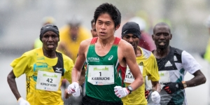 Yuki Kawauchi alla Maratona di Zurigo 2015