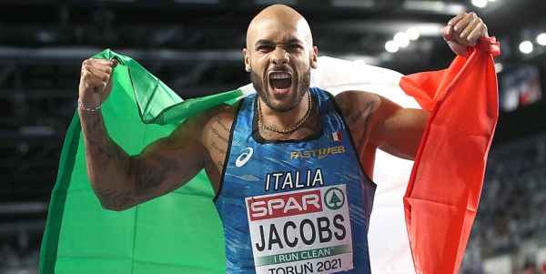 Jacobs festeggia con il tricolore