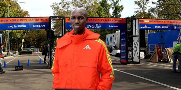 Wilson Kipsang alla maratona di New York 2012