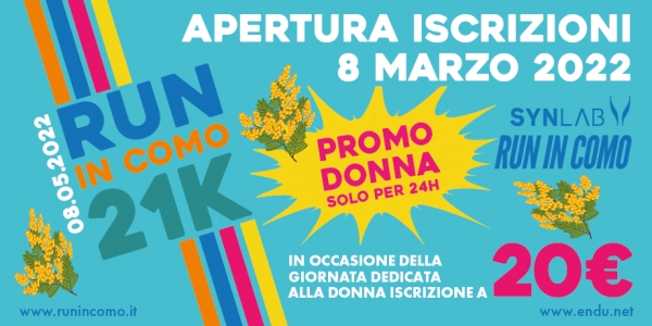 Mezza di Como: iscrizioni aperte l’8 marzo, con sorpresa