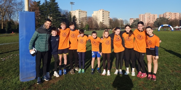 Da sinistra: Prof Roberto Lollini, Pietro Inzaghi, Antonio Aliberti, Riccardo Ragoso, Francesco Demarco, Federico Iacoboni, Sofia Mammolenti, Francesca Trespi, Ines Benzeroual, Sofia Mascaro ed Elena Raimondi.