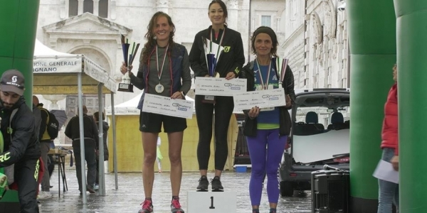 Il podio femminile di maratona