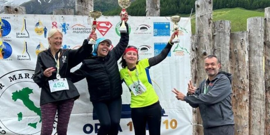 Il podio femminile