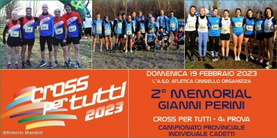 Cross per Tutti a metà circuito: le classifiche in vista di Cinisello Balsamo