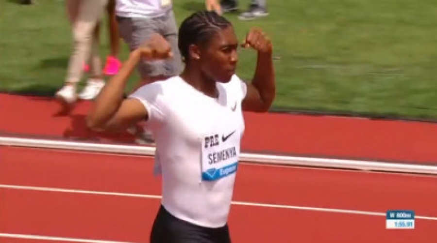 Semenya mostra i muscoli dopo un 1'55" sugli 800m