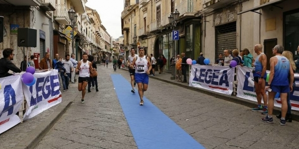 Una fase della gara