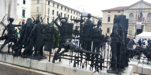 Il monumento ai caduti a Vittorio Veneto