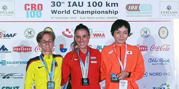 Premiazione 100 km mondiale