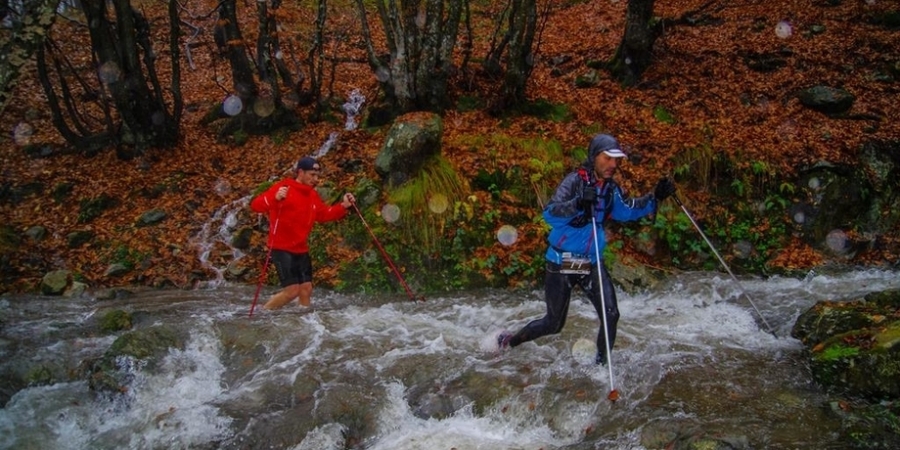 Una particolare fase del Trail