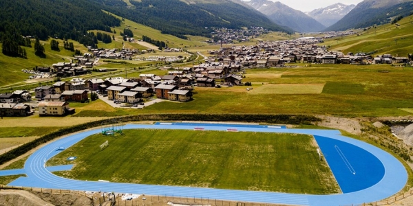 Pista atletica Livigno, inaugurata nel settembre 2019