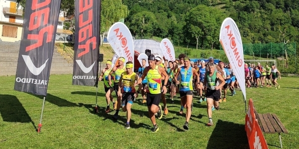 Partenza Sky e trail