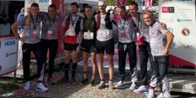 Il podio maschile 55km