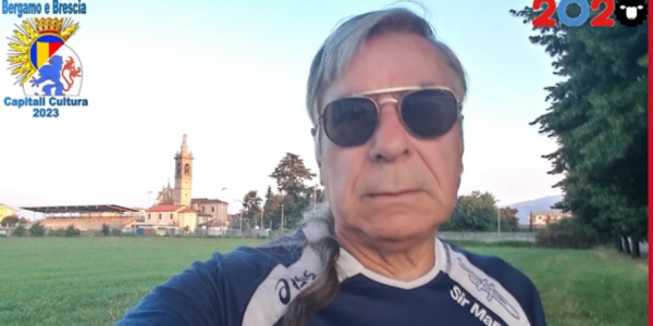 Fausto nella sua mezza della domenica 