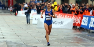 L&#039;arrivo della Brogiato alla Turin Marathon