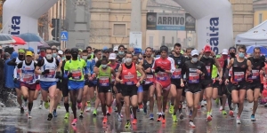 La partenza della maratonina