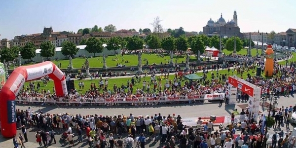 L&#039;arrivo della Maratona di Padova