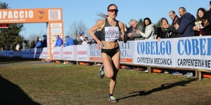 Sara Dossena in azione al Campaccio 2019