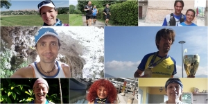 alcuni dei protagonisti delle Maratone della Speranza