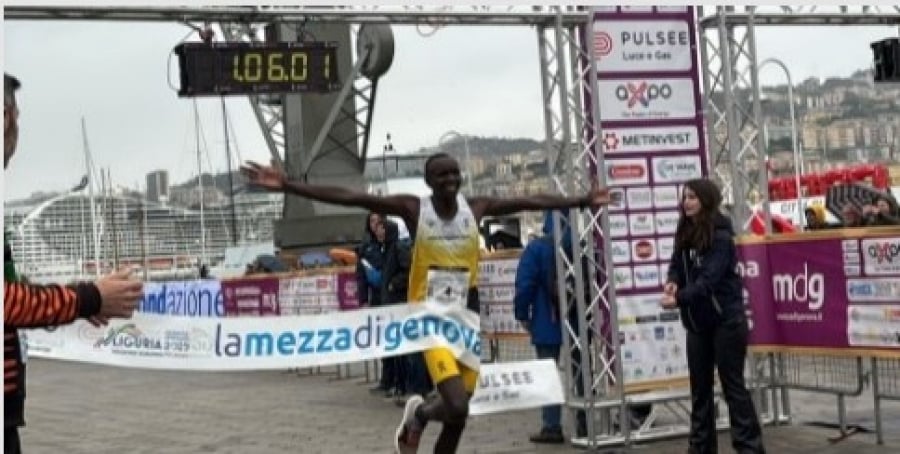 Il vincitore della Mezza di Genova