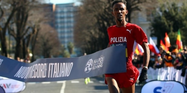 Crippa taglia il traguardo