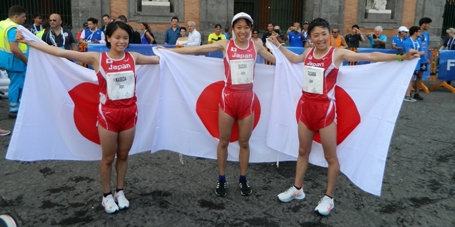 Il podio femminile