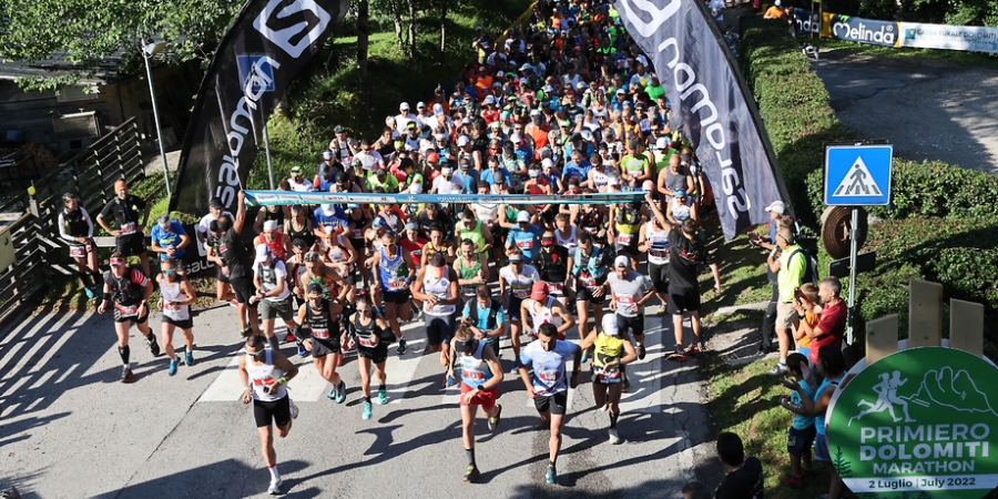 Capponi e Luna si aggiudicano la 7^ Primiero Dolomiti Marathon
