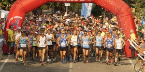 01.09.2019 Castelnovo Sotto (RE): Baldini benedice la 1^ Mezza Maratona