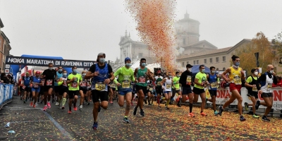 La partenza della mezza maratona