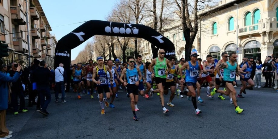 La partenza della gara 