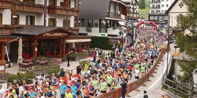 Il fiume di podisti: partenza 26 k edizione 2024
