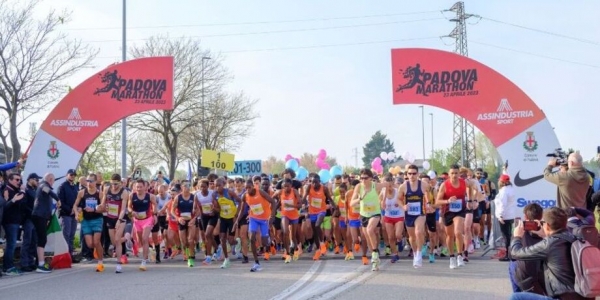 La partenza della Maratona