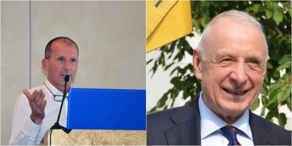 I candidati presidenti, da sinistra Giovanni Mauri, Alessandro Castelli