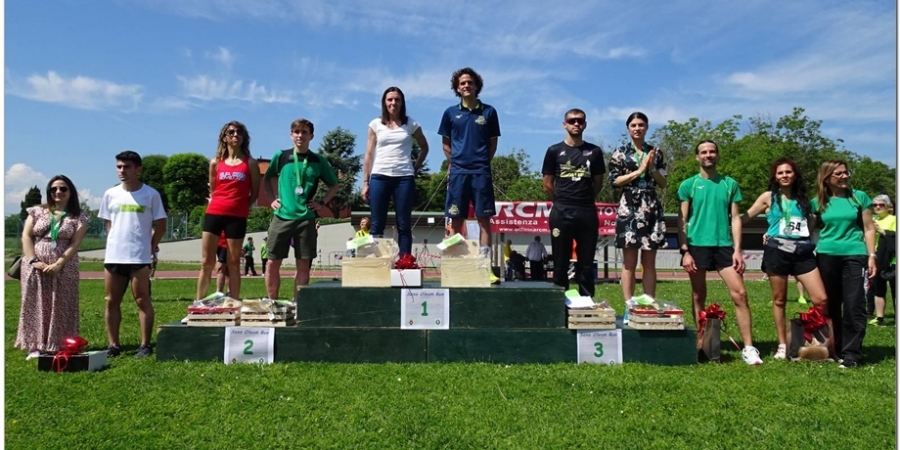 il podio &quot;unificato&quot; della gara competitiva