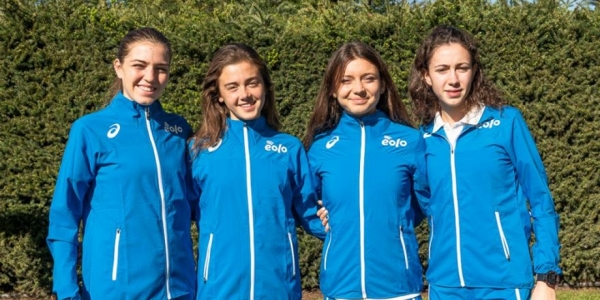 il vittorioso team femminile Under 20