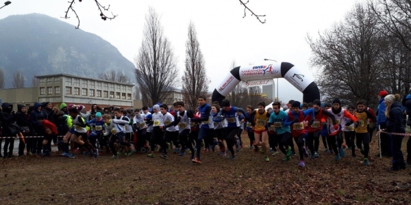 Una partenza 17° Cross del Tecnoparco