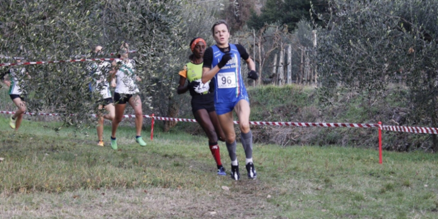 Una fase della gara femminile