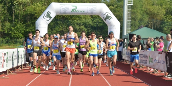 La partenza della gara competitiva