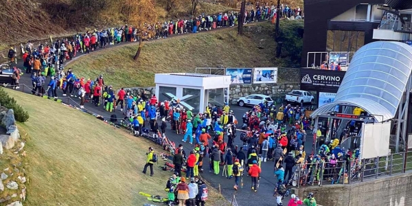 Piste di sci strapiene: fermiamo anche il running!