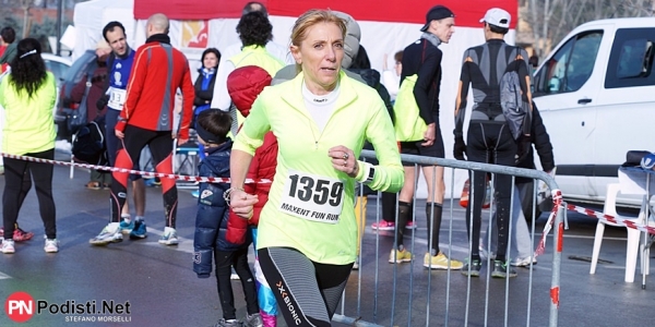 Lorena Bedogni alla Maxent Fun Run del 2015