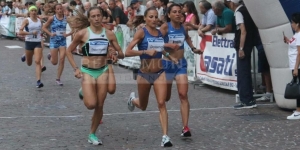 Un momento della gara femminile