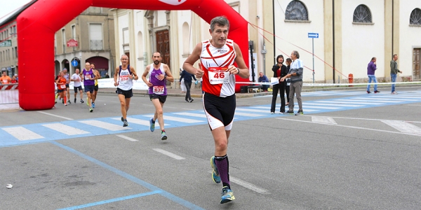 Roberto Matteucci in un passaggio della gara